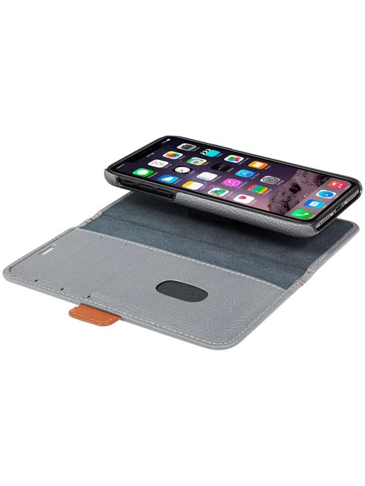 Lynge - iPhone Xs Max - Pebbled Grey Phone Case