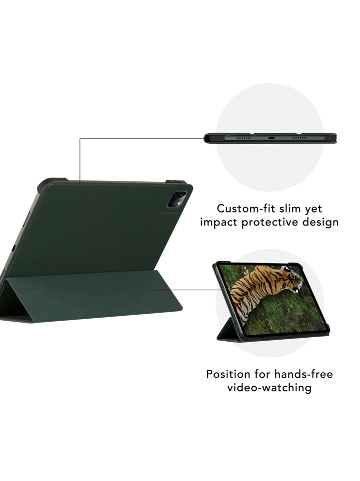 Milan iPad case Evergreen iPad Air 10.9 Pro 11" iPad Cases