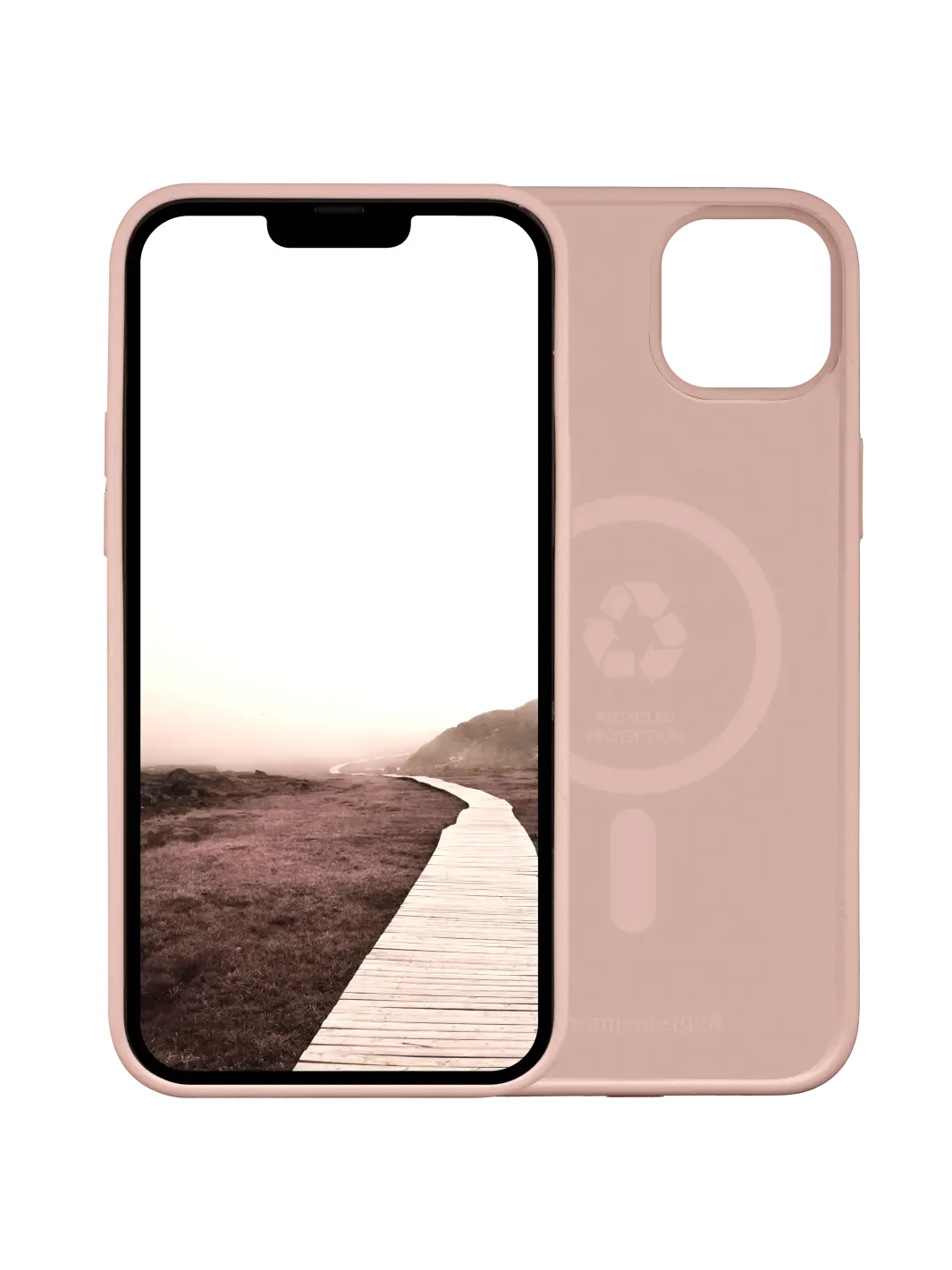Monaco - iPhone 14 Plus - Pink sand Phone Case
