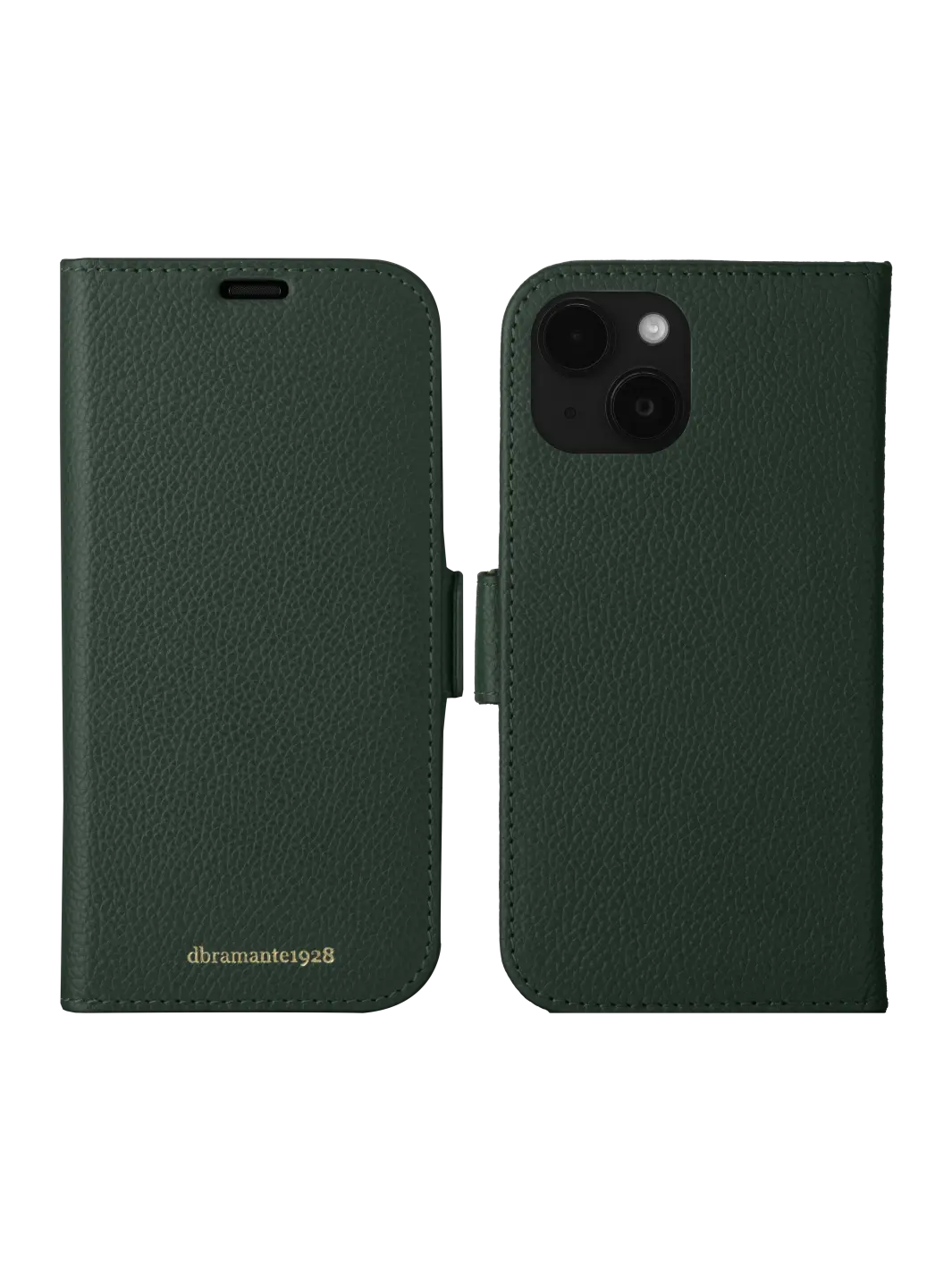 New York pebbled Evergreen iPhone 15 Plus Phone Cases