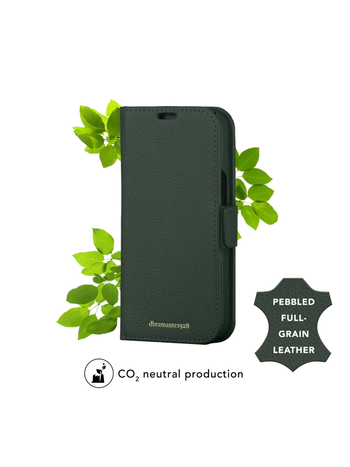 New York pebbled Evergreen iPhone 15 Phone Cases