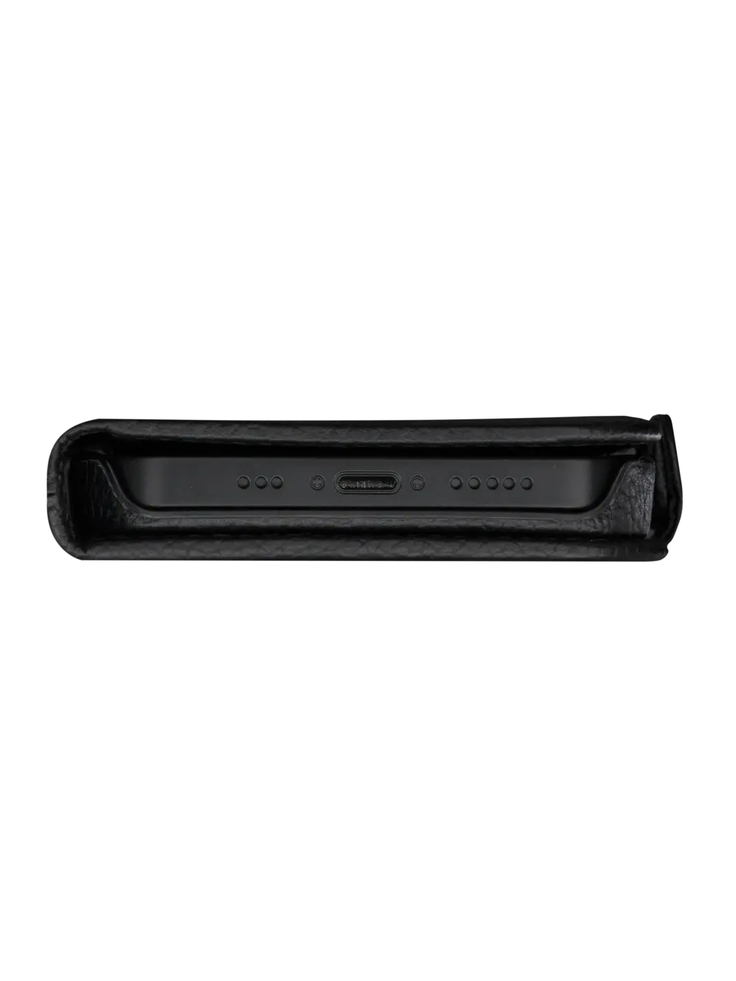 New York pebbled Night Black iPhone 15 Pro Max Phone Cases