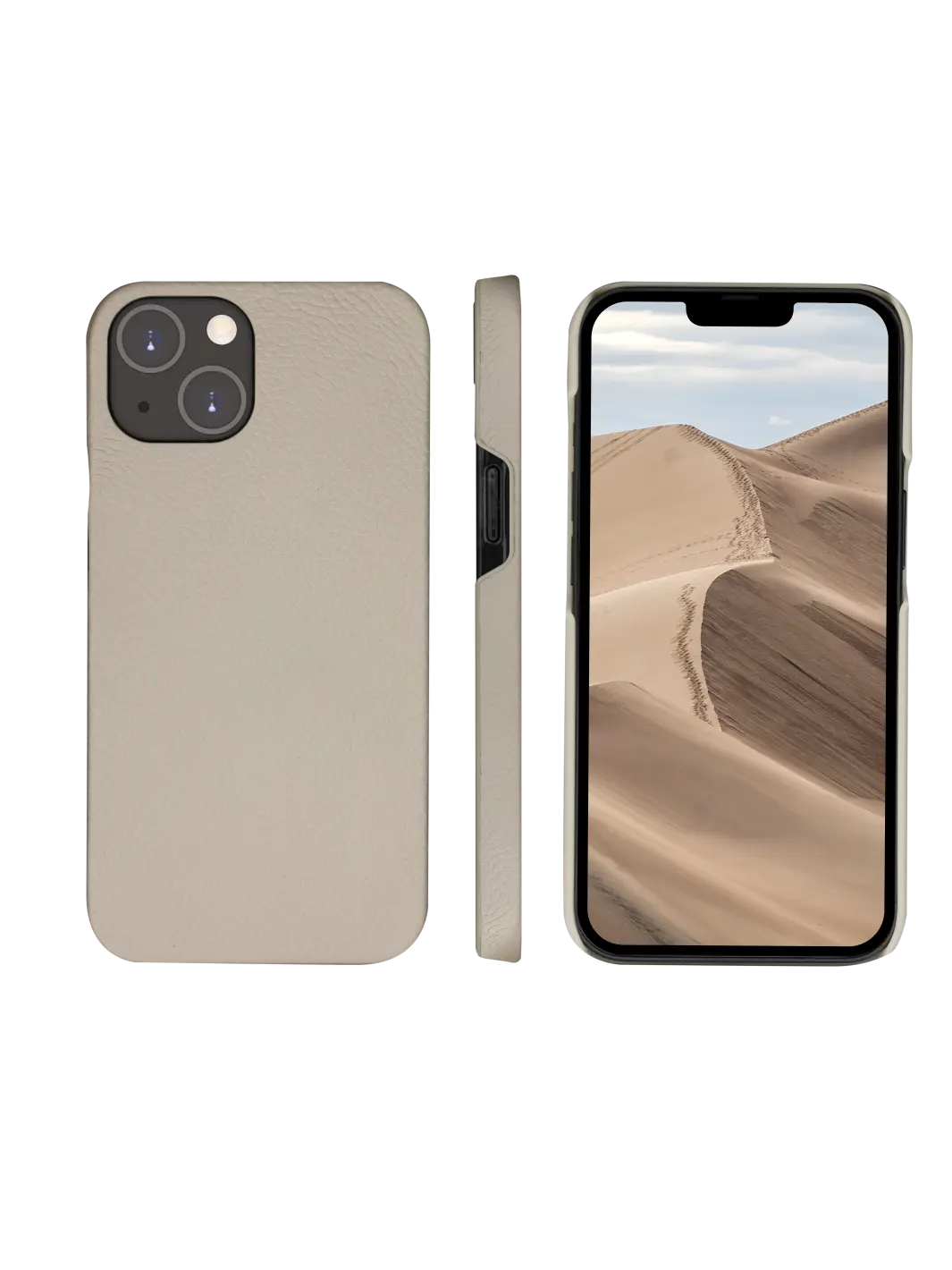 New York pebbled Sand Dune iPhone 14 Plus Phone Cases