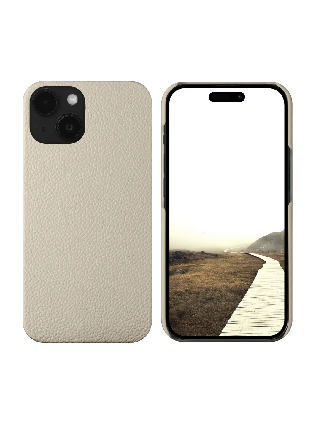 New York pebbled Sand Dune iPhone 15 Phone Cases
