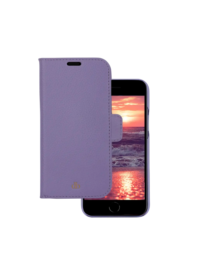 New York pebbled Daybreak Purple iPhone SE 8 7 Phone Cases