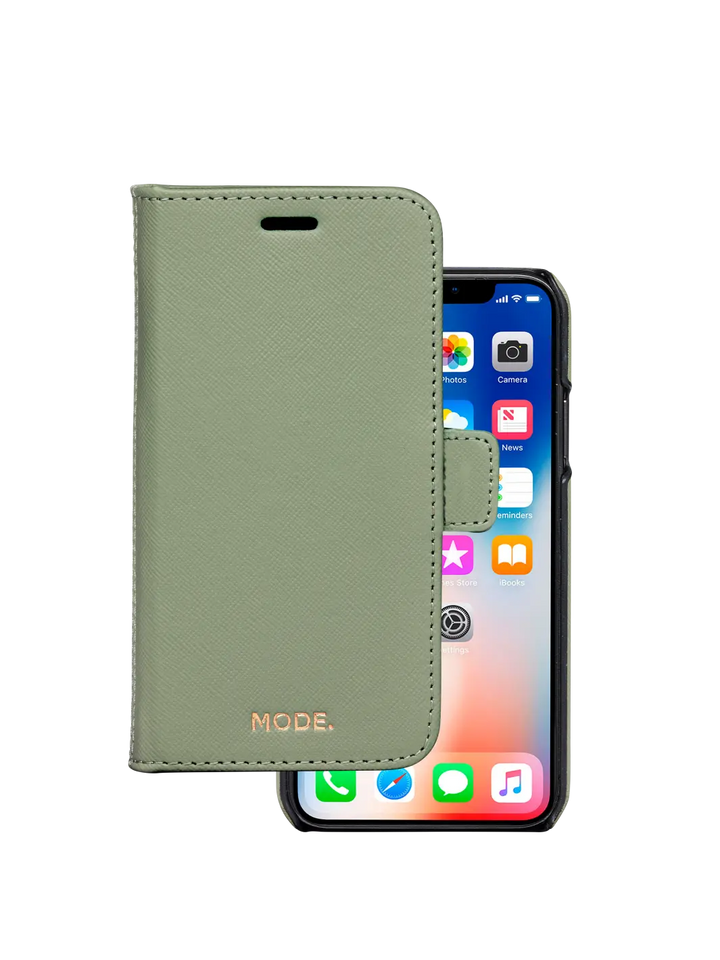 New York - iPhone X/Xs - Olive Green Phone Case
