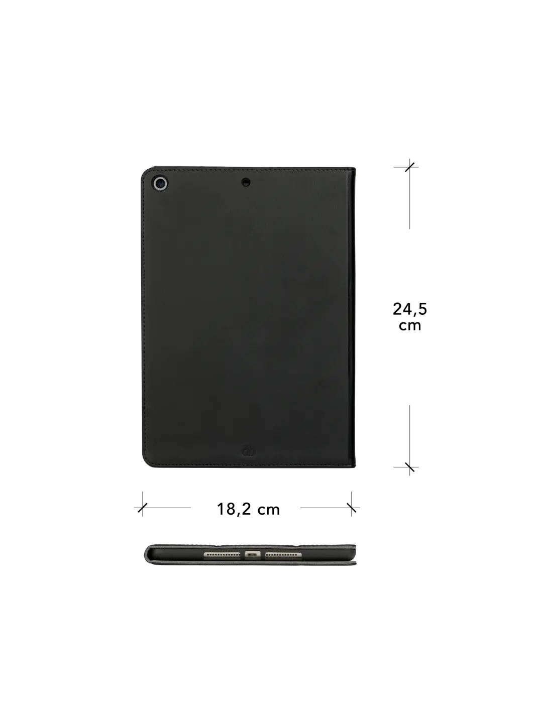 Oslo iPad case Black iPad 10.2" (7 8 9th Gen) iPad Cases