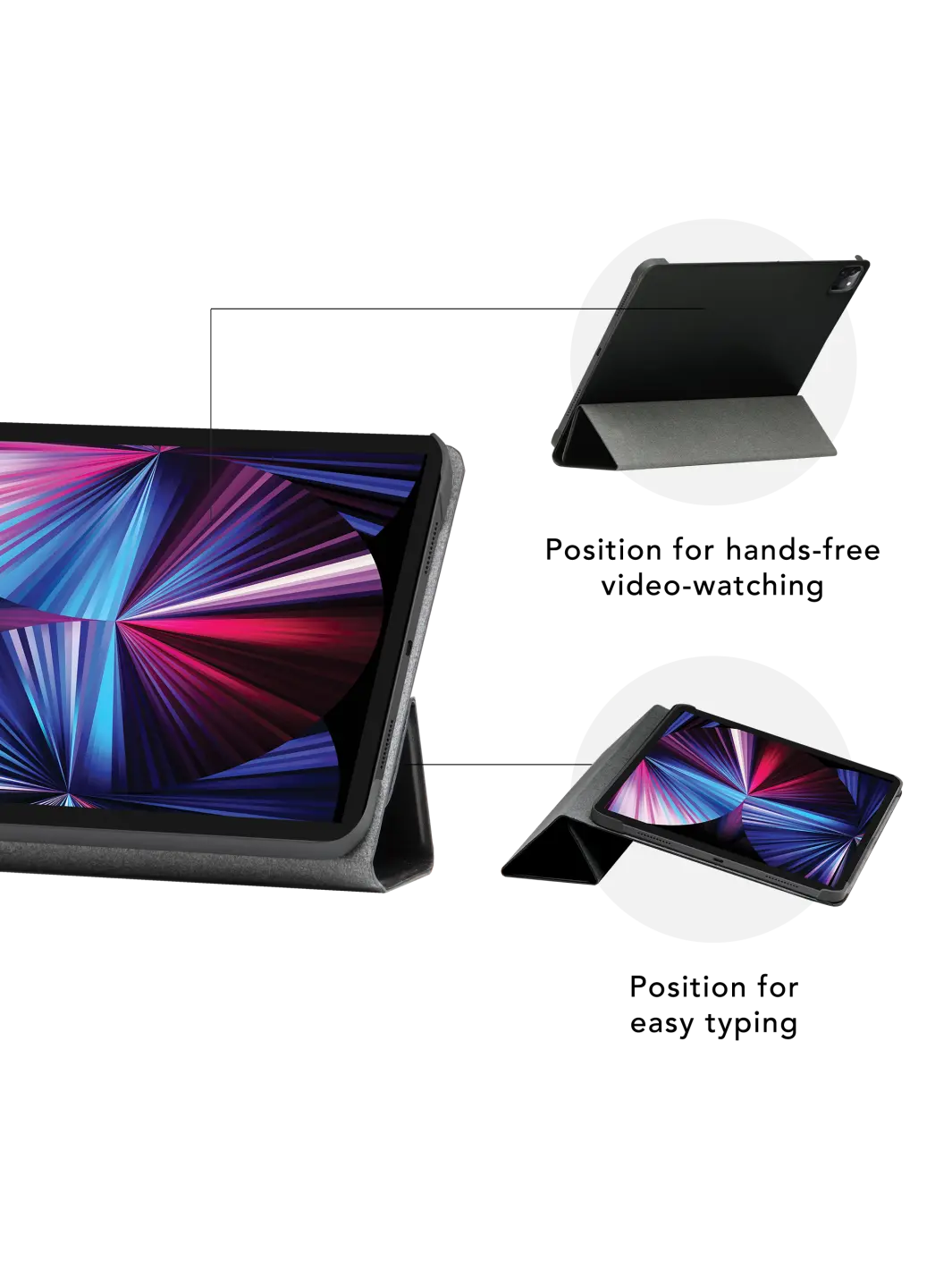 Risskov - iPad 10.2" (2021/9th Gen) - Black iPad Case