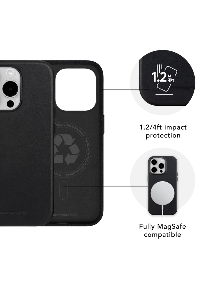 Roskilde MagSafe - iPhone 15 Pro - Black Phone Case
