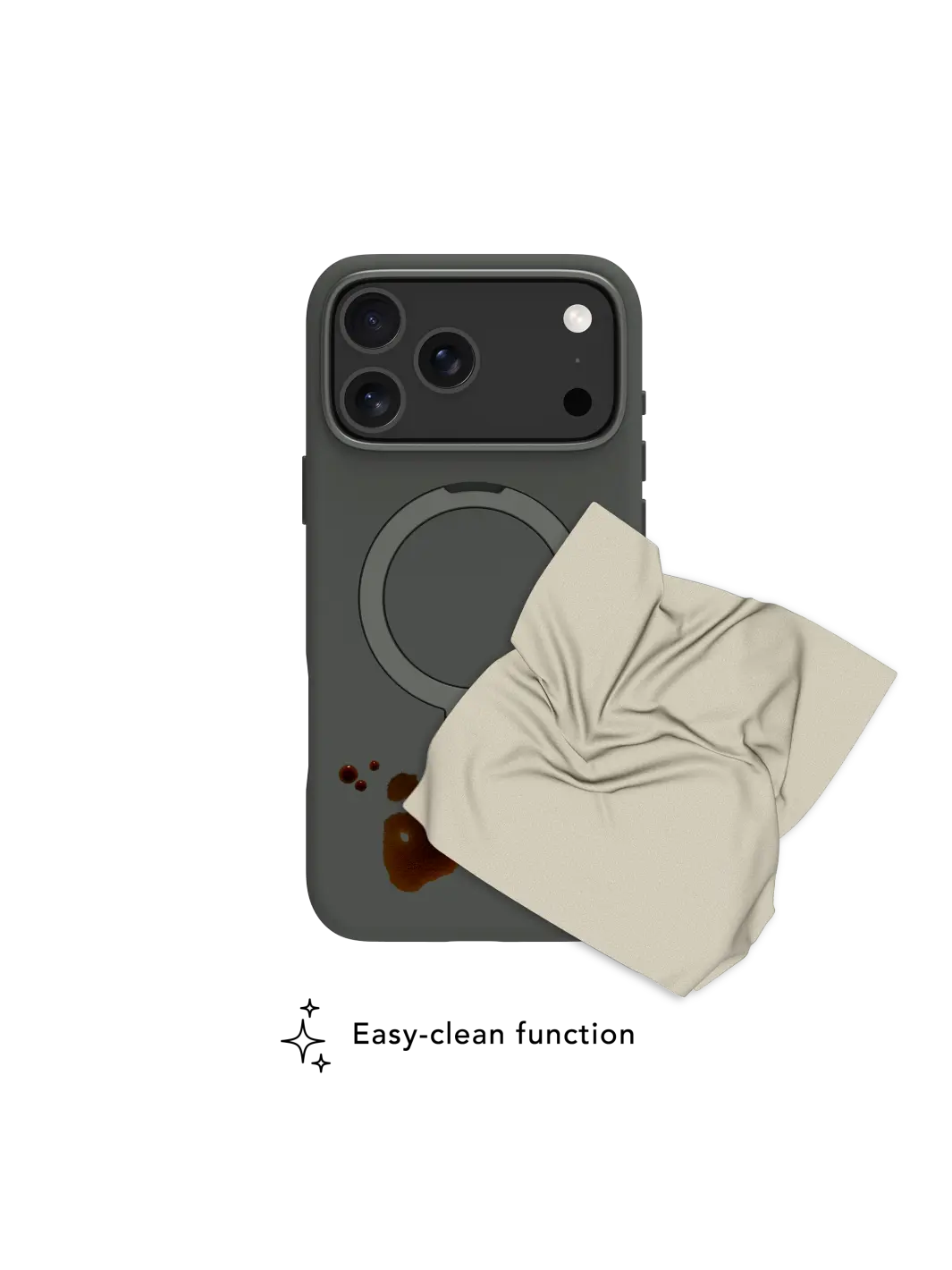 Roskilde MagSafe Kickstand ICON - iPhone 17 Pro Max - Forest Shadow Phone Case