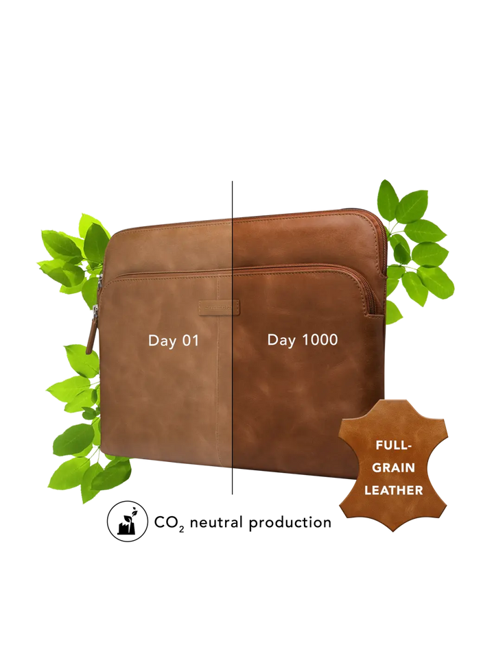 Skagen Pro+ - MacBook Pro 14"/up to 14” Laptop - Tan Computer Sleeve