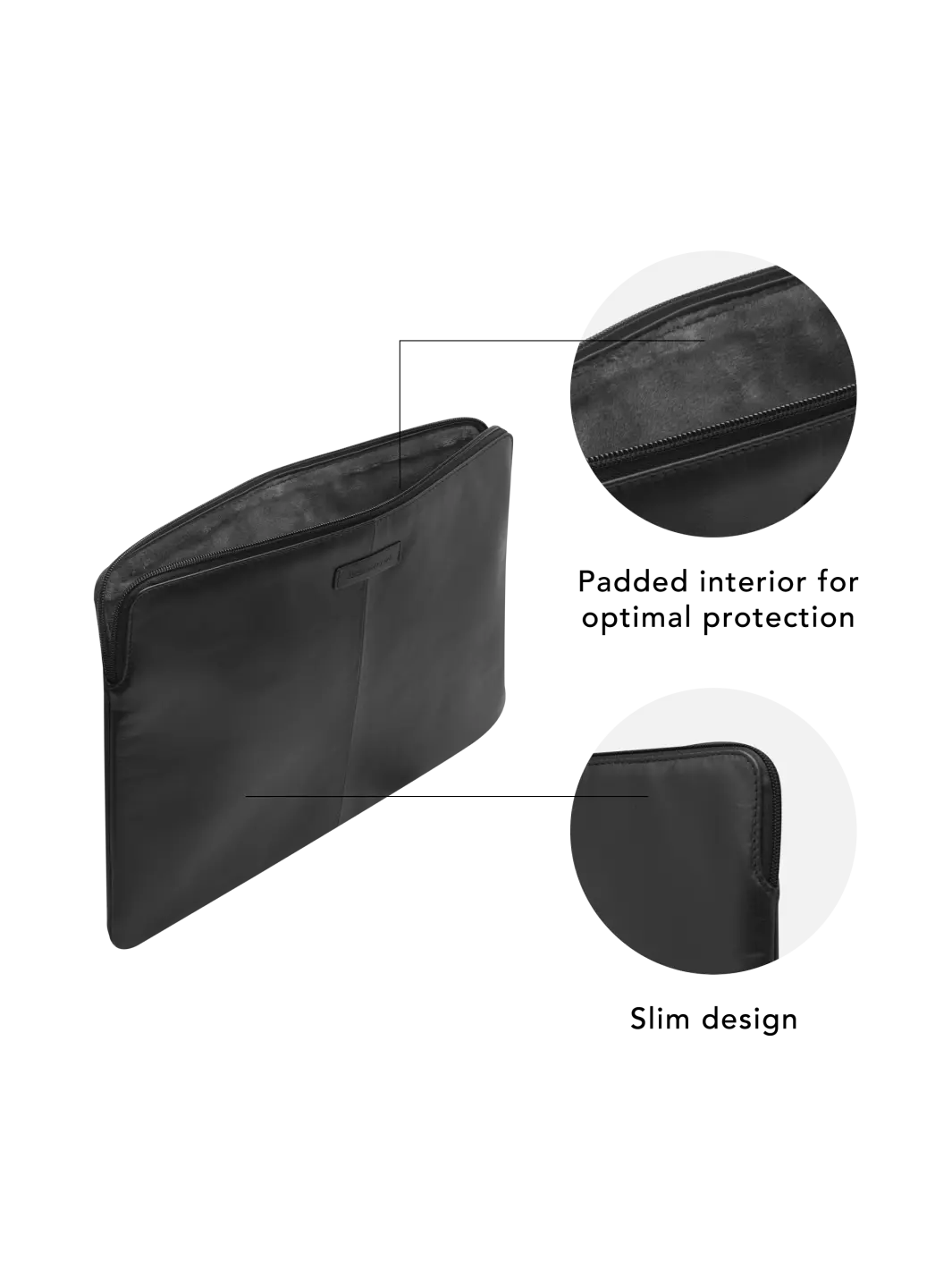 Skagen Pro - MacBook Pro 16" (2021) / 15" Laptop - Black Computer Sleeve
