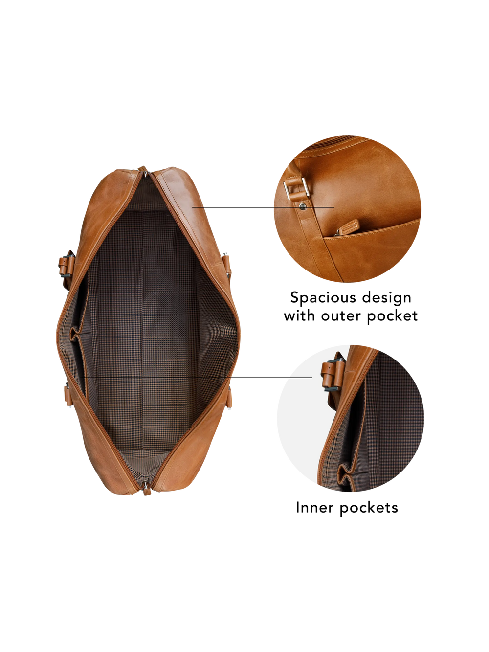Kastrup Weekender Bag - Tan Weekender