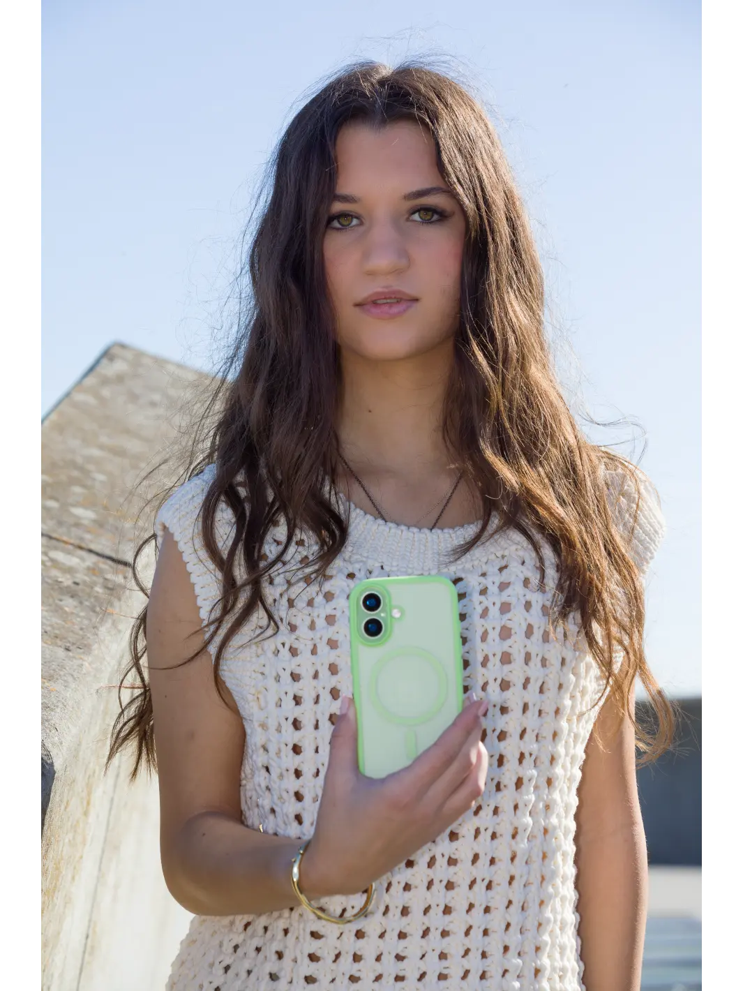 Grenen MagSafe - iPhone 17 - Pale Green Phone Case