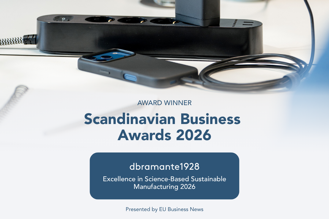 dbramante1928 recognised for Science-Based Sustainable Manufacturing at Scandinavian Business Awards