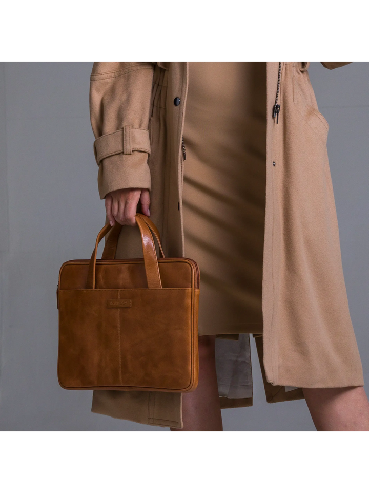 Silkeborg - 13" - Golden tan Computerbag