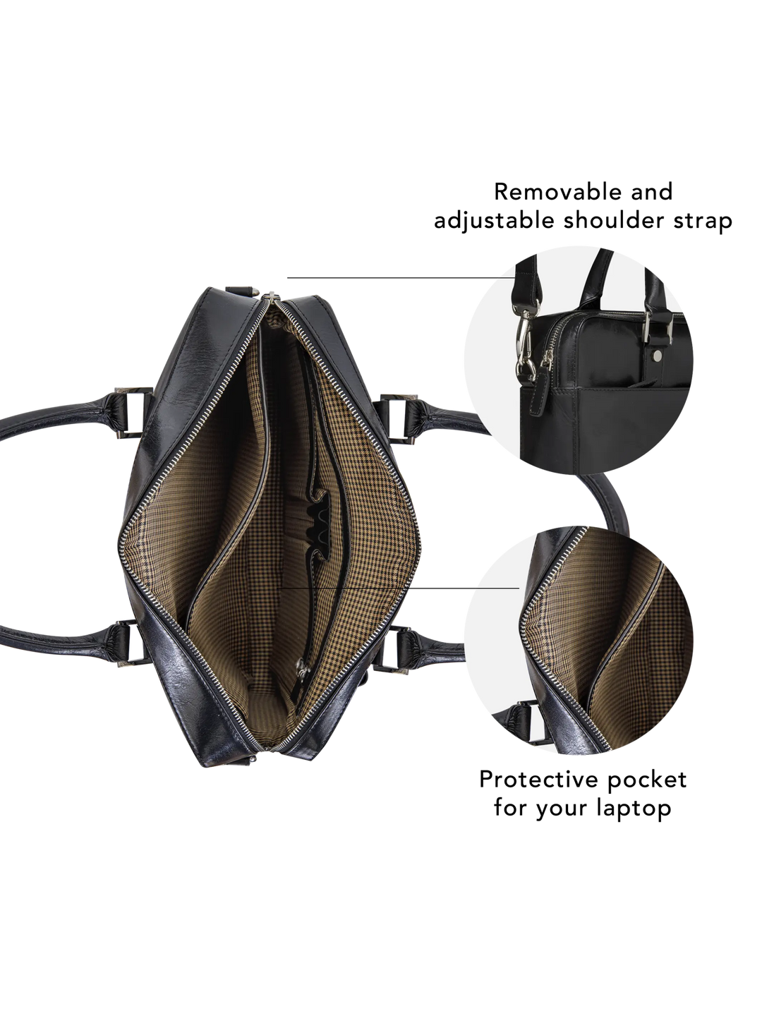 Rosenborg - 14" - Black Computerbag