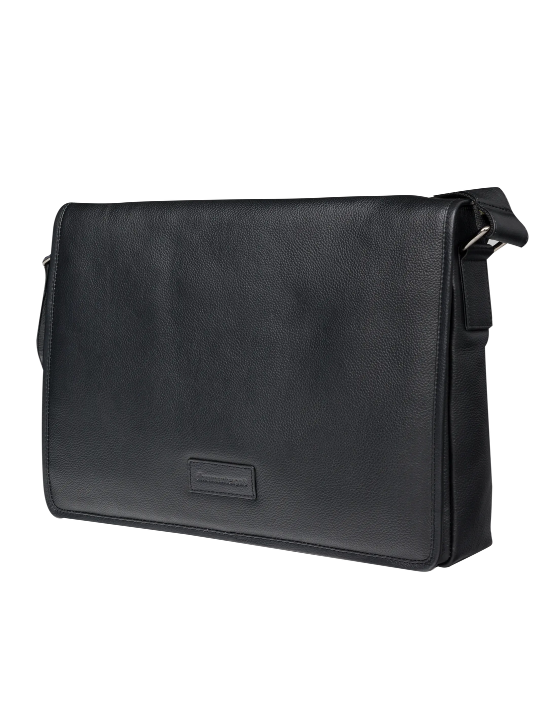 Marselisborg - 14" - Pebbled Black Messenger bag