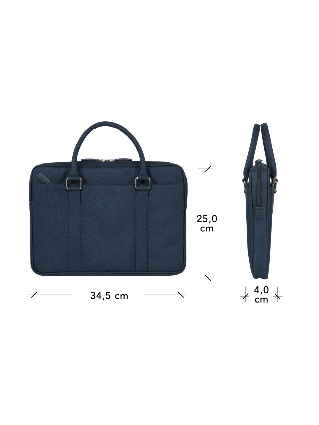 Stelvio - 14" Slim Laptop Bag Recycled - Blue