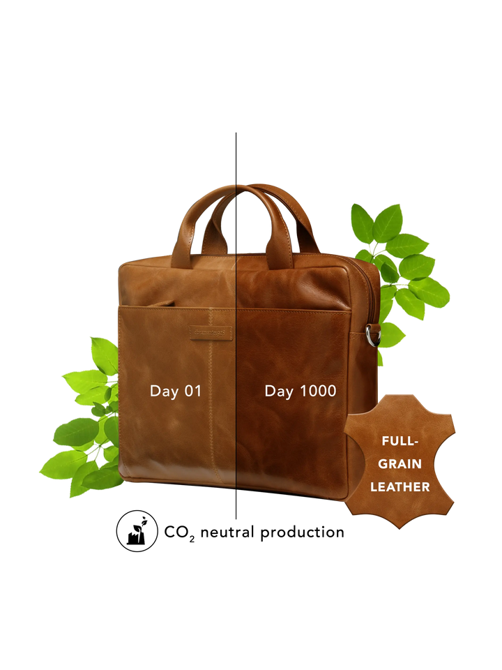 Amalienborg - 15" - Tan Computerbag