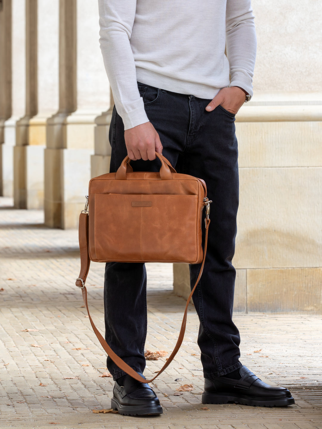 Amalienborg - 15" - Tan Computerbag