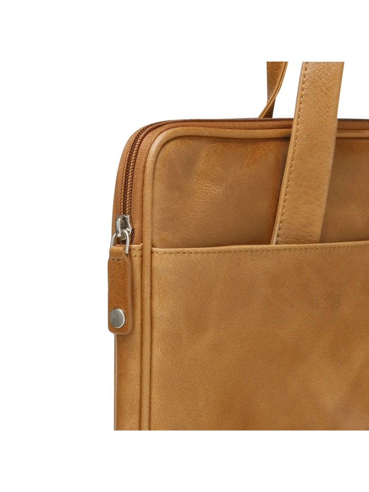 Silkeborg - 15" - Golden tan Computerbag