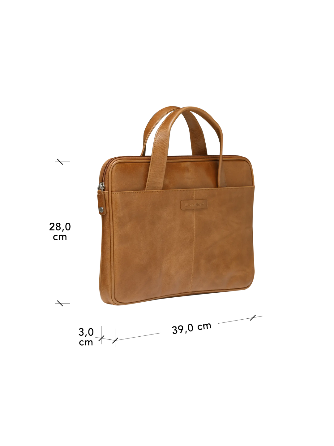 Silkeborg - 15" - Golden tan Computerbag