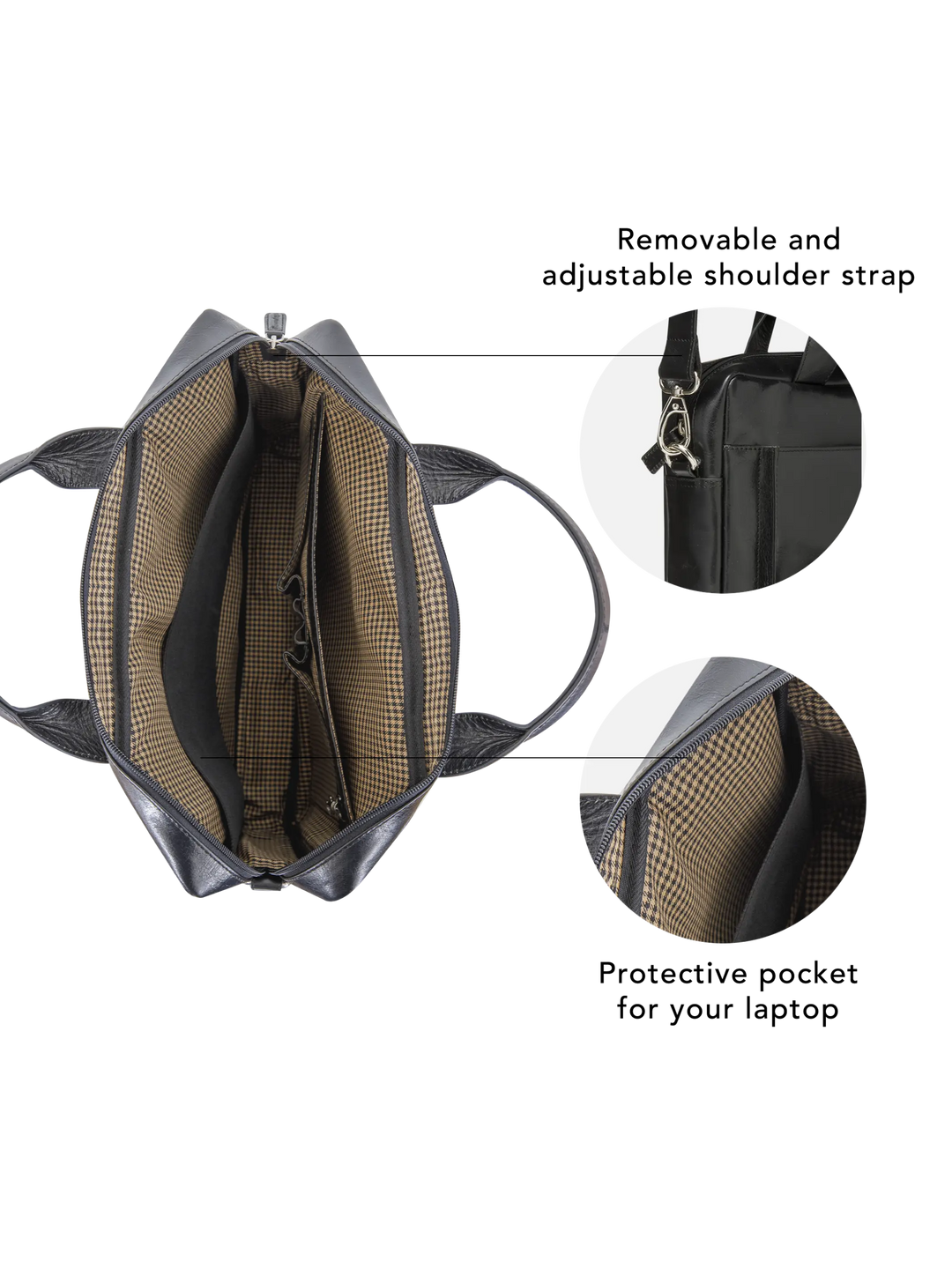 Amalienborg - 15" - Black Computerbag