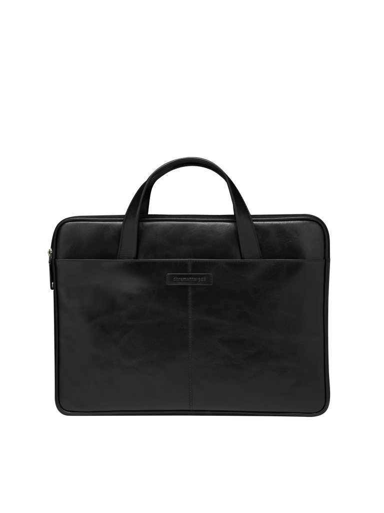 Silkeborg 15″ Laptop Bag – Black | Minimalist Briefcase