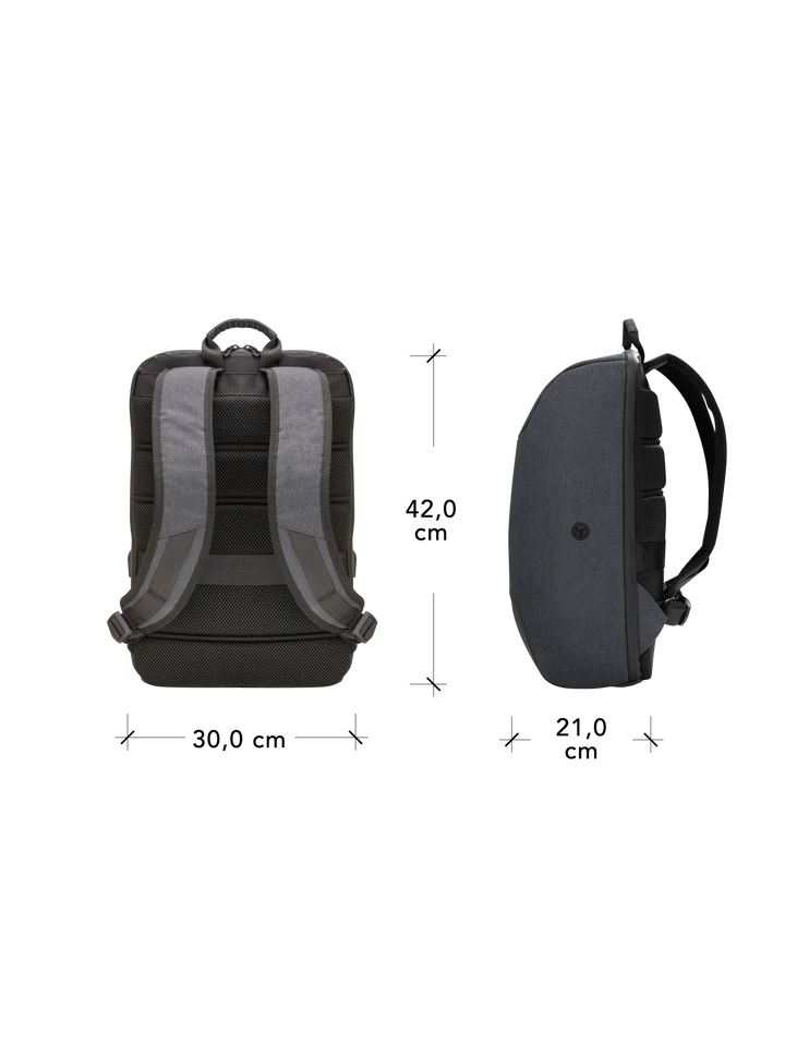 Charlottenborg - Recycled Backpack 16" - Charcoal Backpack