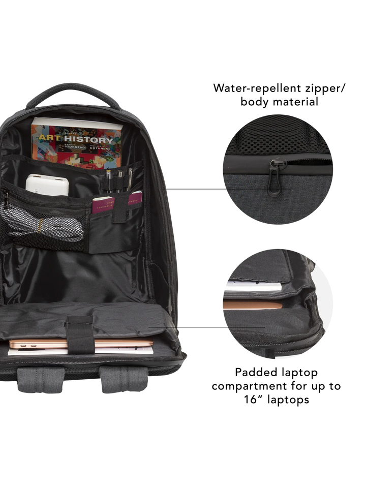 Charlottenborg - Recycled Backpack 16" - Charcoal Backpack
