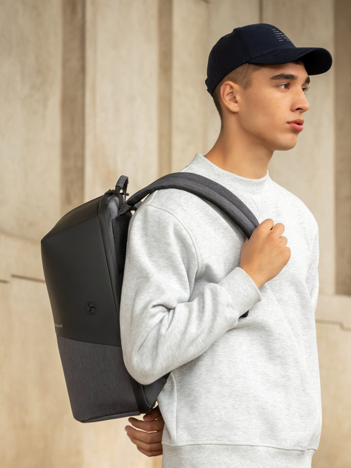 Helsingborg - Recycled Backpack 16" - Charcoal