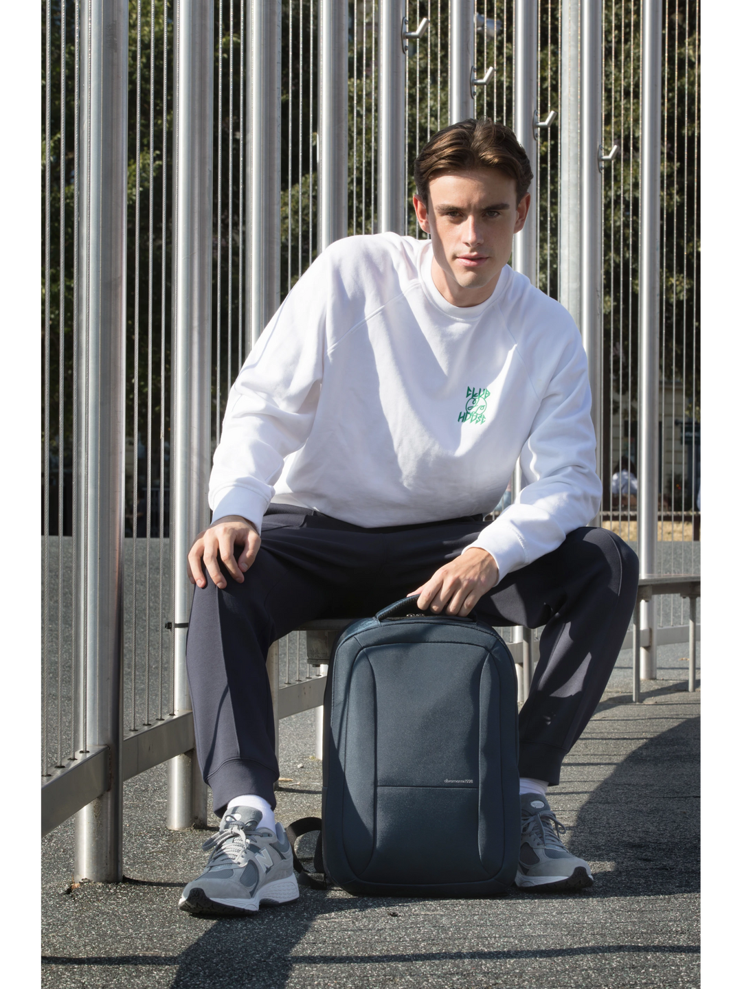 Nyborg - Recycelter Rucksack - 16" - Dunkelgrau