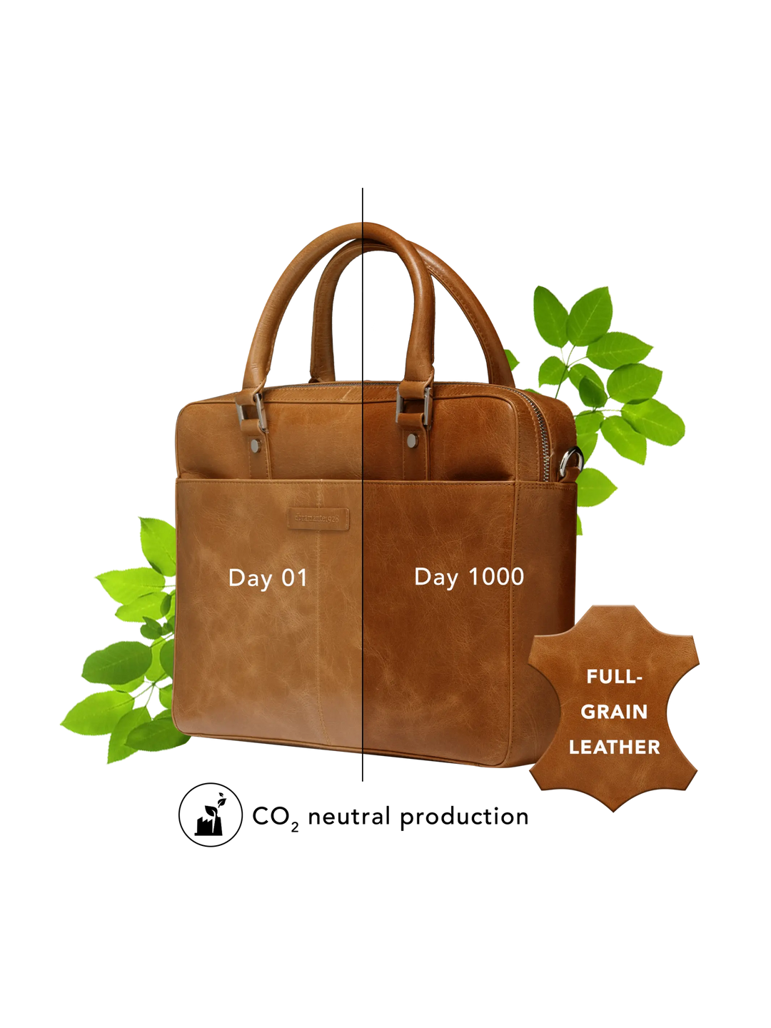 Rosenborg - 16" - Tan Computerbag