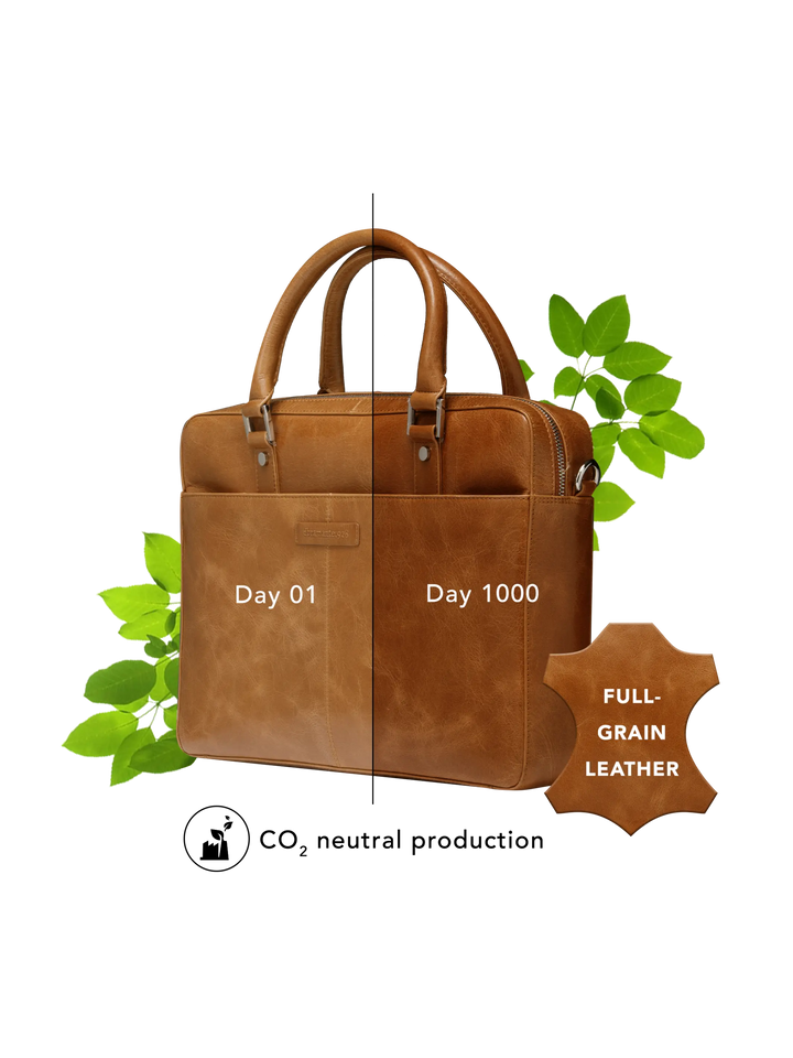 Rosenborg - 16" - Tan Computerbag