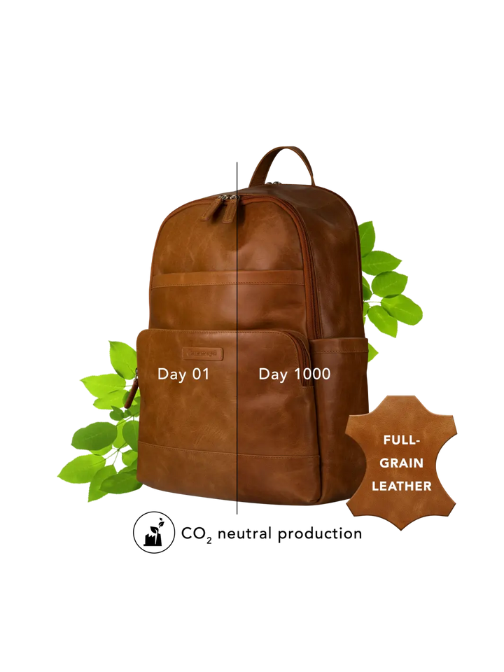 Svendborg - 16" - Tan Backpack