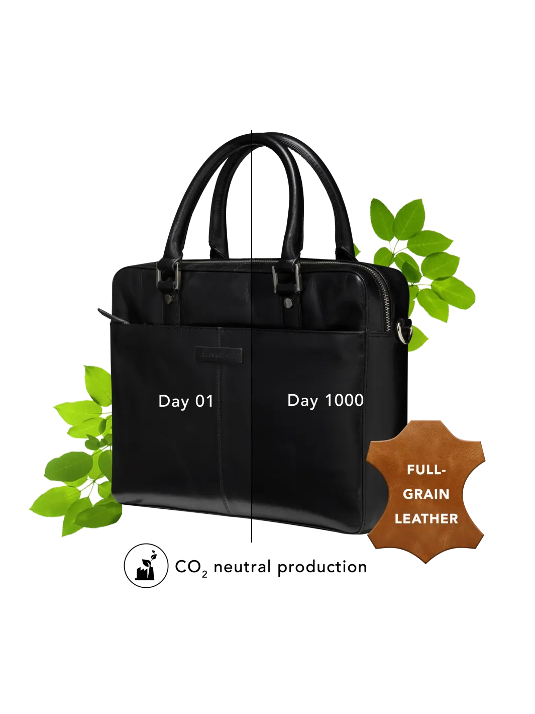 Rosenborg - 16" - Black Computerbag