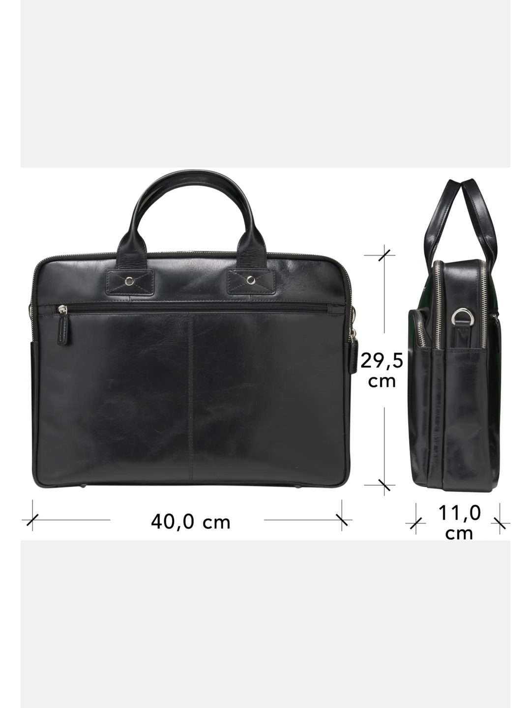 Kronborg - 16" - Black Computerbag