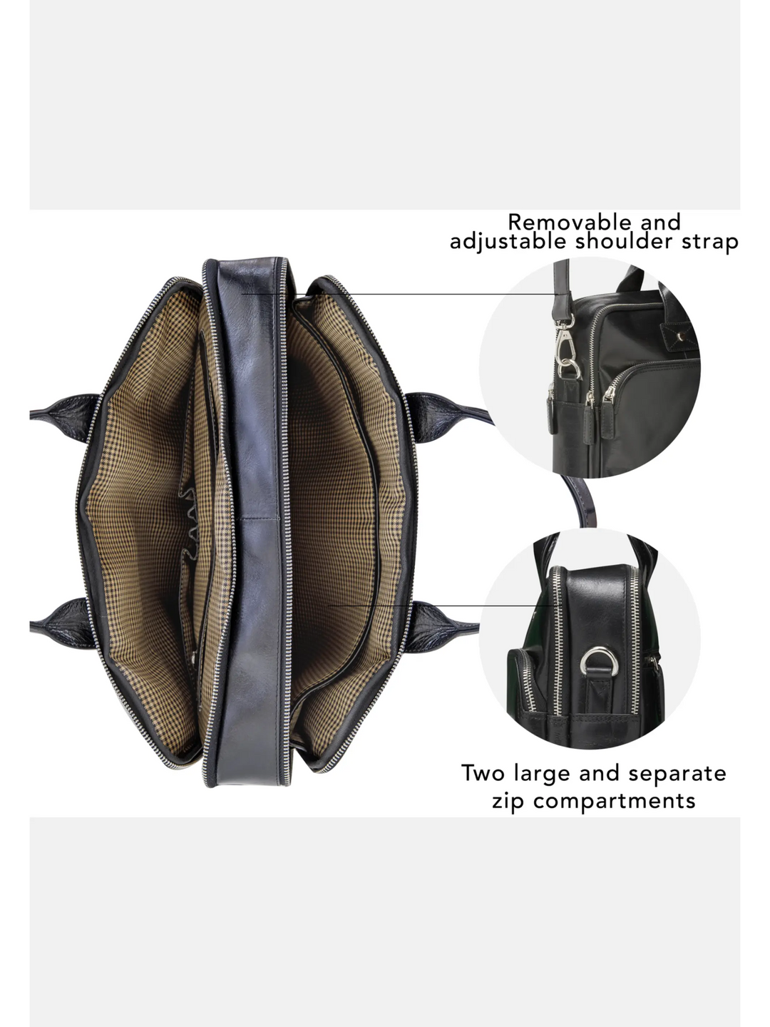 Kronborg - 16" - Black Computerbag