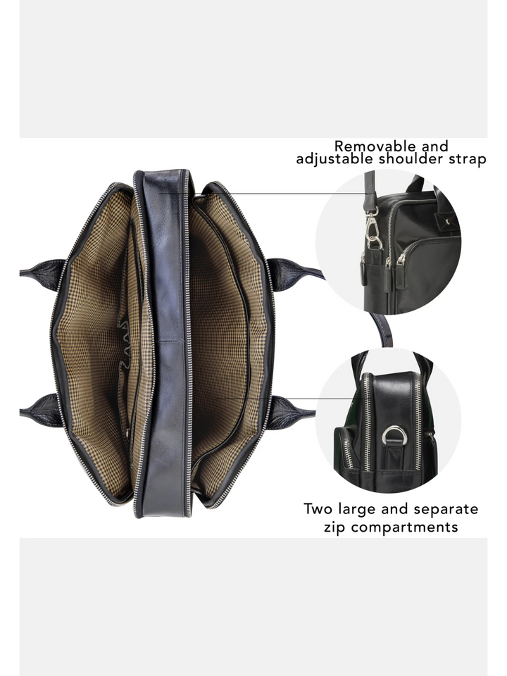 Kronborg - 16" - Black Computerbag