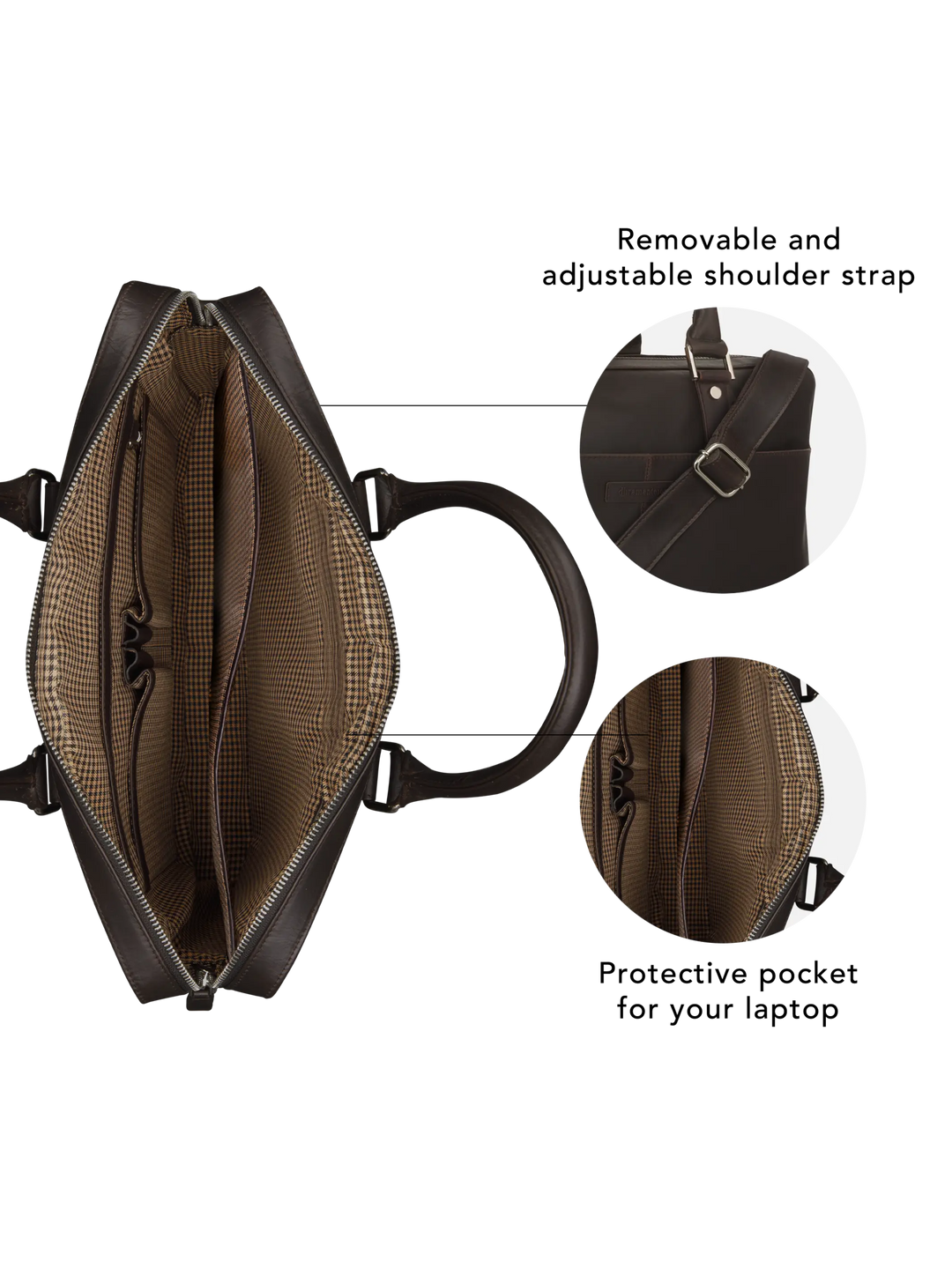 Rosenborg - 16" - Hunter Dark Computerbag