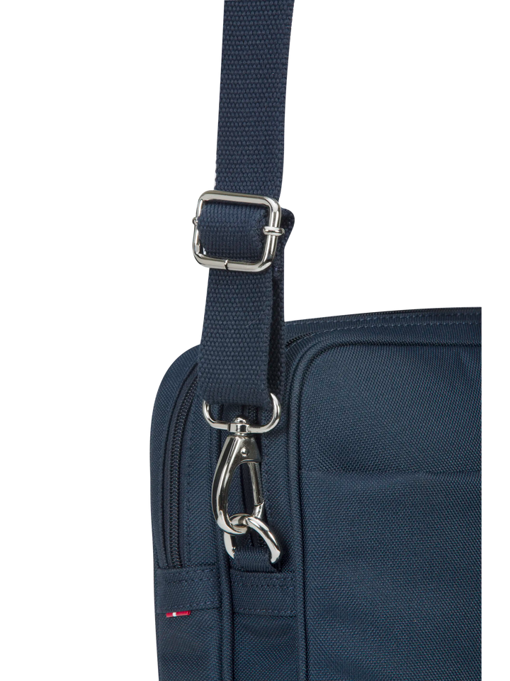 Ginza - 16” Duo Pocket Laptop Bag Recycled - Blue