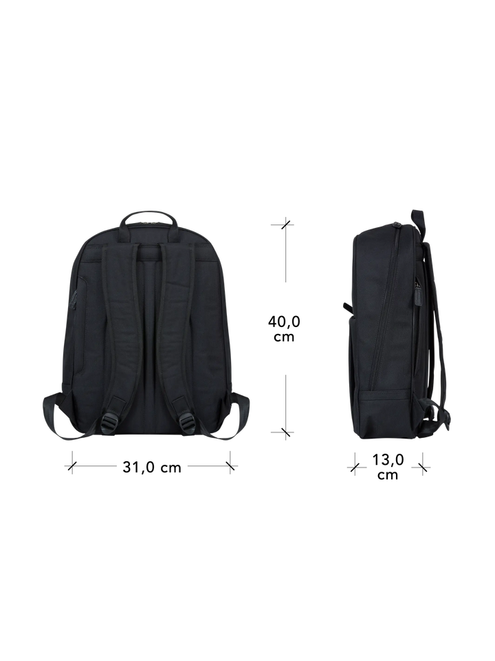 Champs-Elysees - 15" Laptop Backpack Recycled - Black Backpack