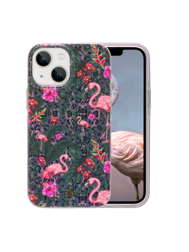 Capri - iPhone 13 mini - Tropical Flamingo Phone Case