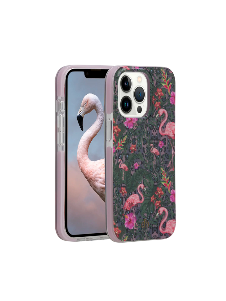 Capri - iPhone 13 Pro - Tropical Flamingo Phone Case