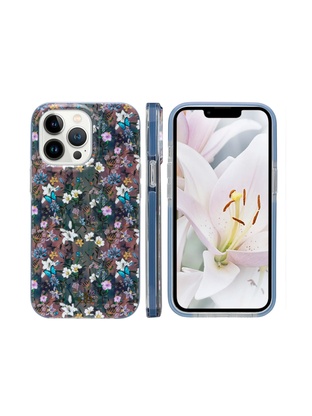 Capri - iPhone 13 Pro - White Lillys Phone Case