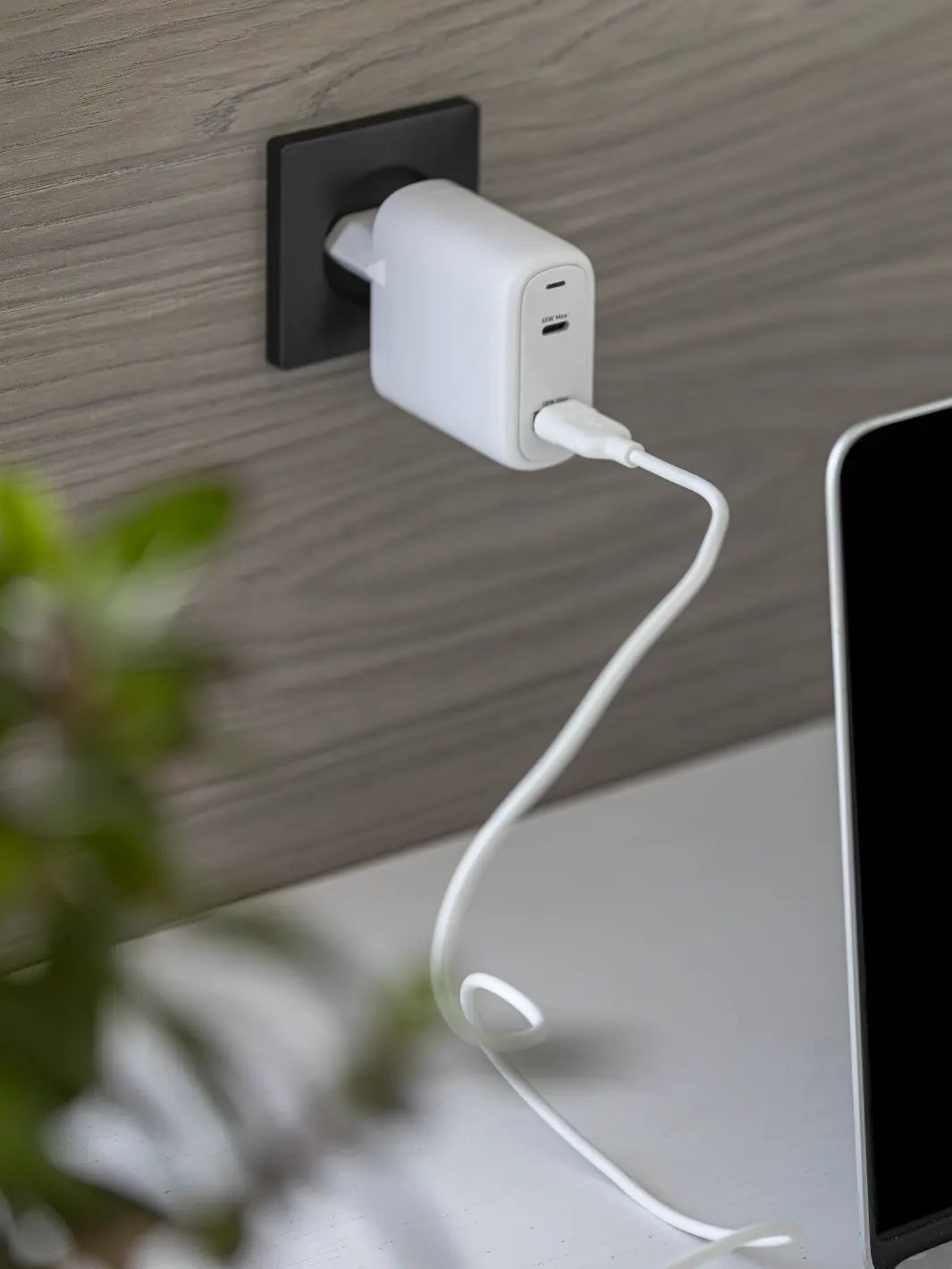 re-charge - Kabel 2m USB-A auf USB-C - Weiß