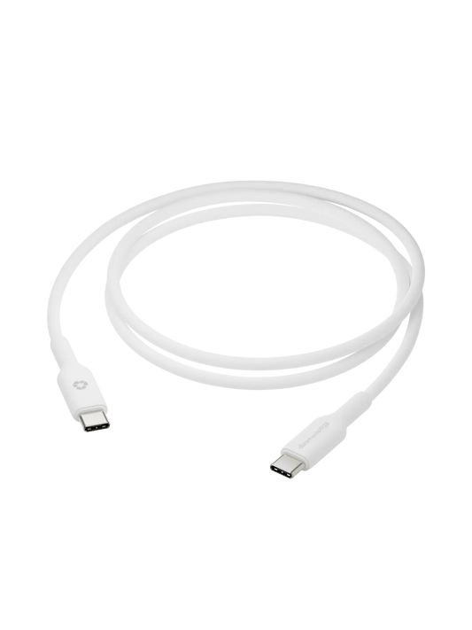 re-charge - Cable 1m USB-C to USB-C - White Cables