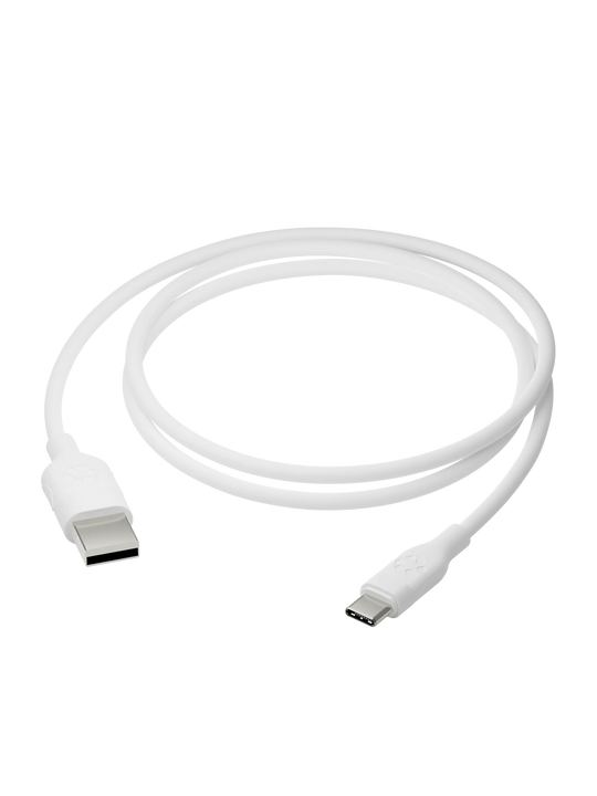 re-charge Pro - Kabel 1,2 m USB-A til USB-C - Hvid