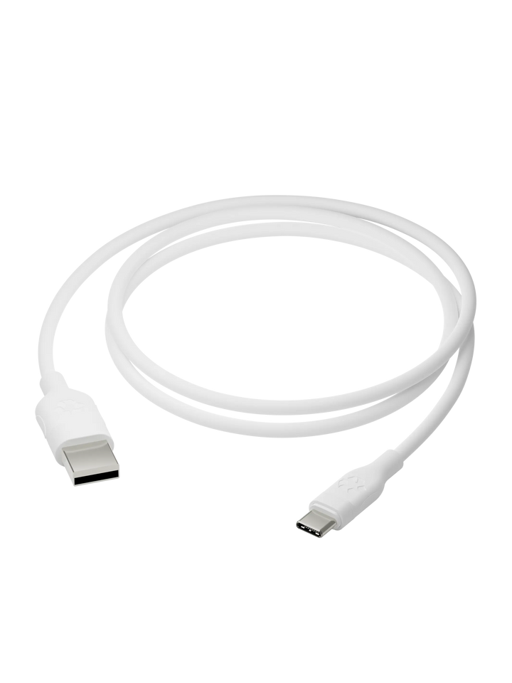 re-charge Pro - Kabel 1,2 m USB-A auf USB-C - Weiß